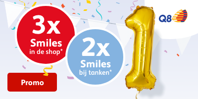Q8 smiles is 1 jaar