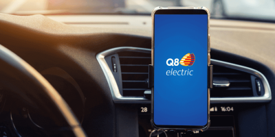 Tout à portée de main avec l'appli Q8 electric