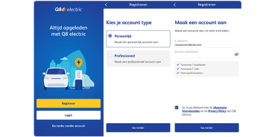 2. De registratie verloopt in enkele eenvoudige stappen
